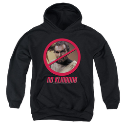 Star Trek The Original Series No Klingons - Youth Hoodie Youth Hoodie (Ages 8-12) Star Trek   