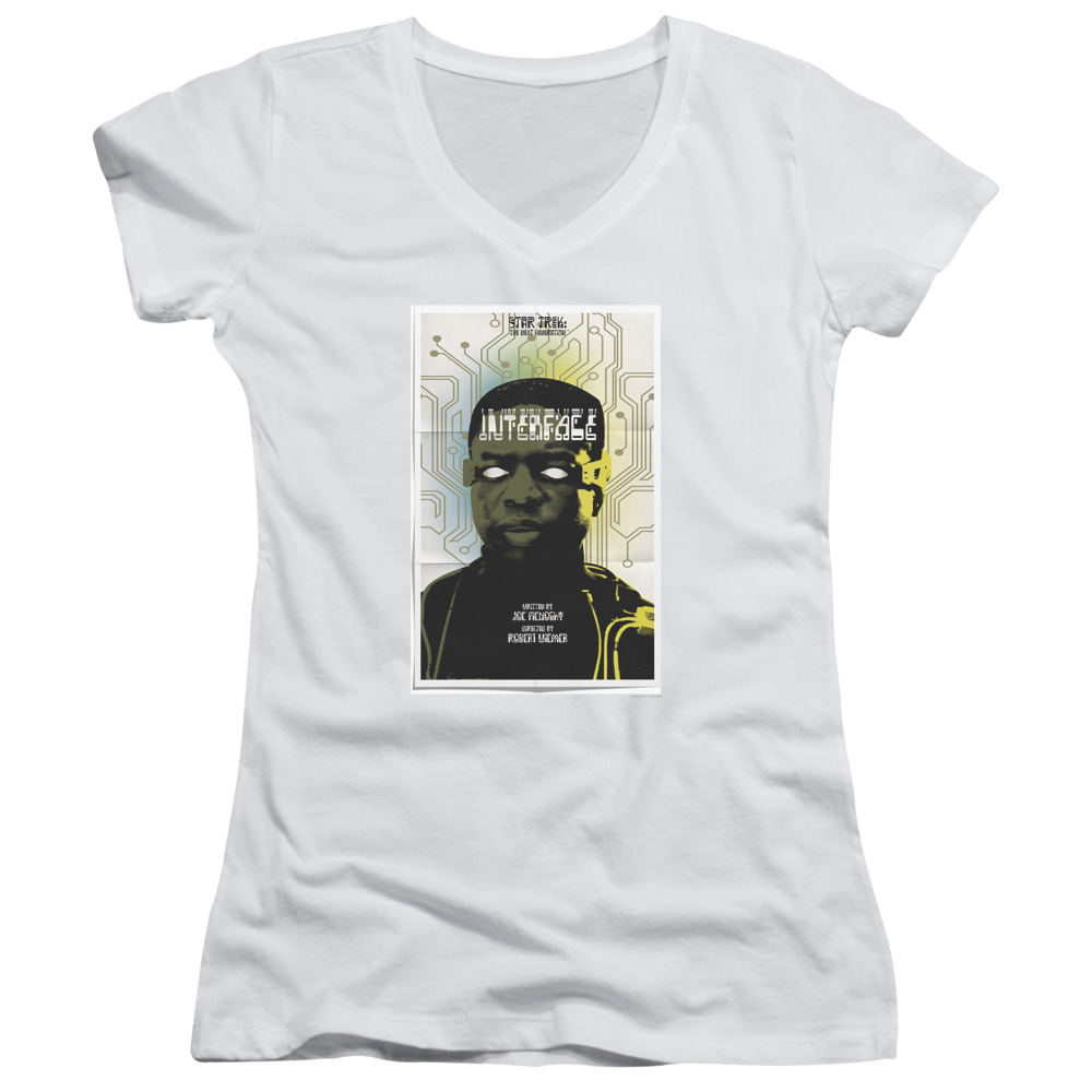 Star Trek The Next Generation Tng Season 7 Episode 3 - Juniors V-Neck T-Shirt Juniors V-Neck T-Shirt Star Trek   
