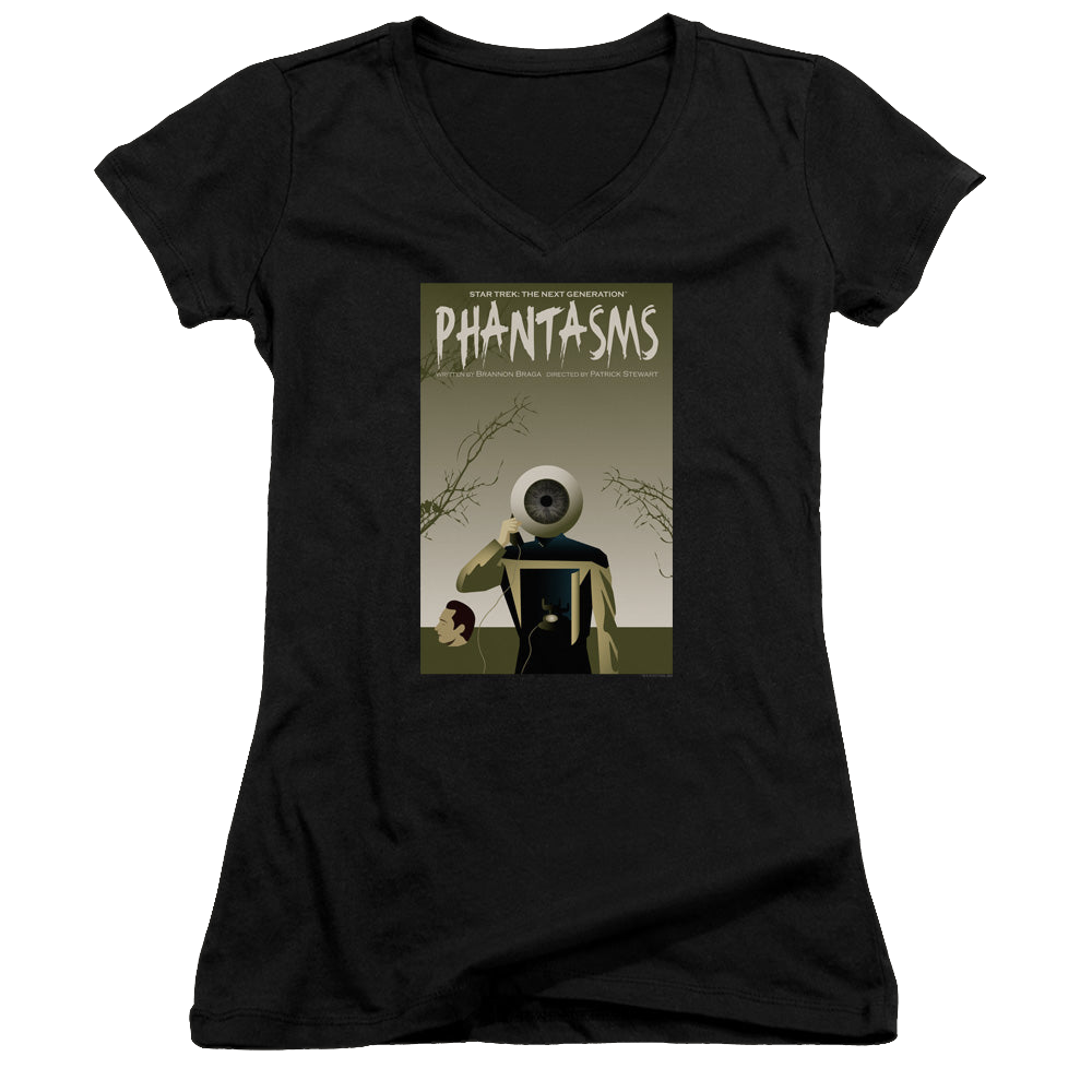 Star Trek The Next Generation Tng Season 7 Episode 6 - Juniors V-Neck T-Shirt Juniors V-Neck T-Shirt Star Trek   