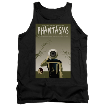 Black men's tank with Star Trek The Next Generation Tng Season 7 Episode 6 graphic