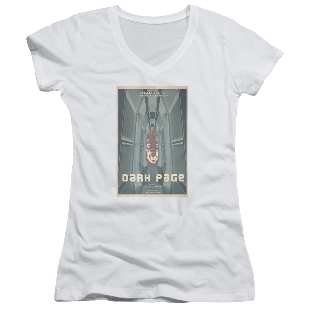 Star Trek The Next Generation Tng Season 7 Episode 7 - Juniors V-Neck T-Shirt Juniors V-Neck T-Shirt Star Trek   