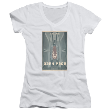 Star Trek The Next Generation Tng Season 7 Episode 7 - Juniors V-Neck T-Shirt Juniors V-Neck T-Shirt Star Trek   