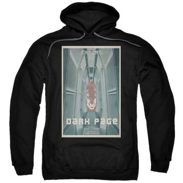 Black pullover hoodie with Star Trek The Next Generation Tng Season 7 Episode 7 graphic