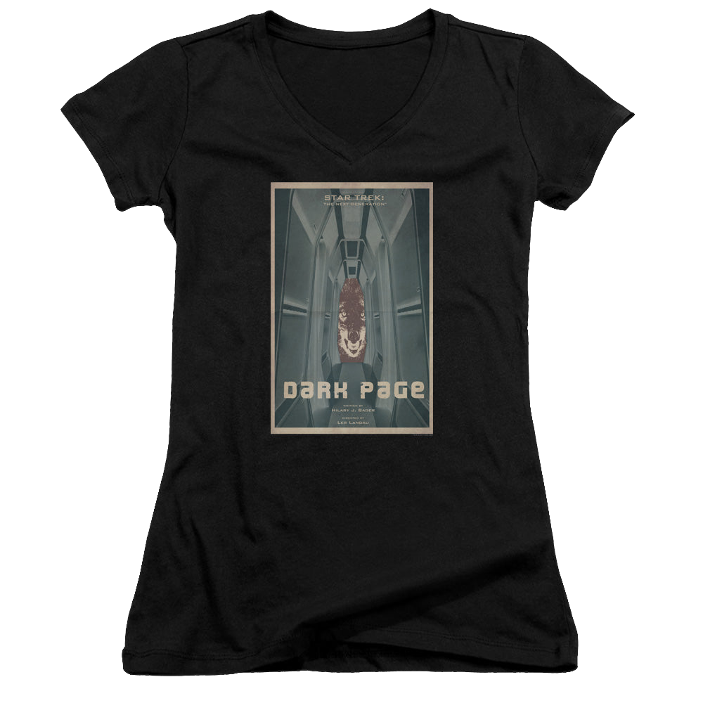 Star Trek The Next Generation Tng Season 7 Episode 7 - Juniors V-Neck T-Shirt Juniors V-Neck T-Shirt Star Trek   