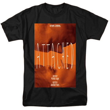 Black men's regular fit t-shirt with Star Trek The Next Generation Tng Season 7 Episode 8 graphic