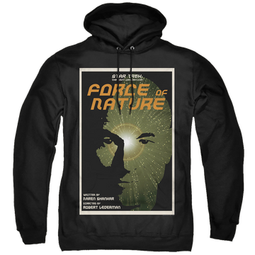 Black pullover hoodie with Star Trek The Next Generation Tng Season 7 Episode 9 graphic