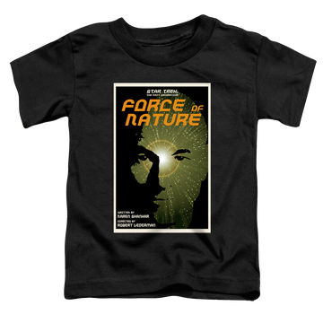 Black toddler t-shirt with Star Trek The Next Generation Tng Season 7 Episode 9 graphic