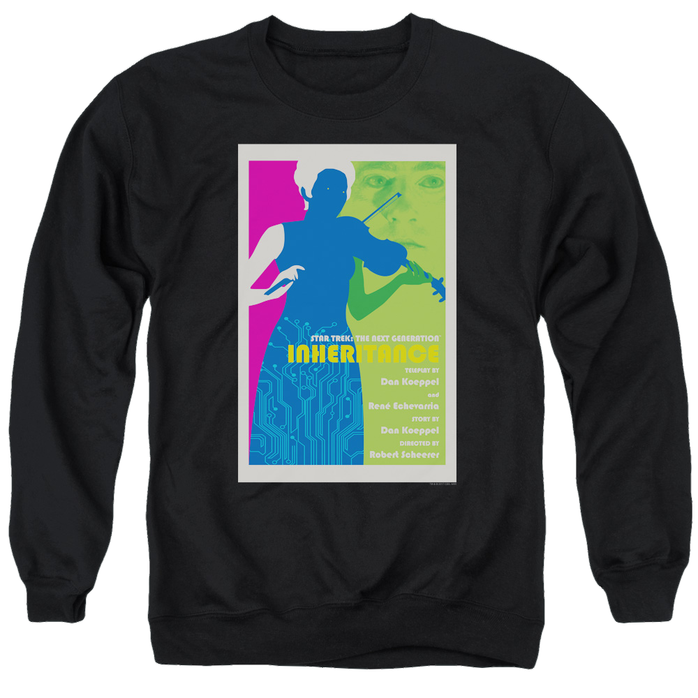 Star Trek The Next Generation Tng S7 Ep10 - Men's Crewneck Sweatshirt Men's Crewneck Sweatshirt Star Trek   