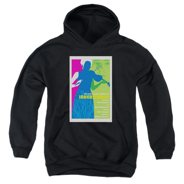 Black youth hoodie for ages 8 to 12 with Star Trek The Next Generation Tng Season 7 Episode 10 graphic
