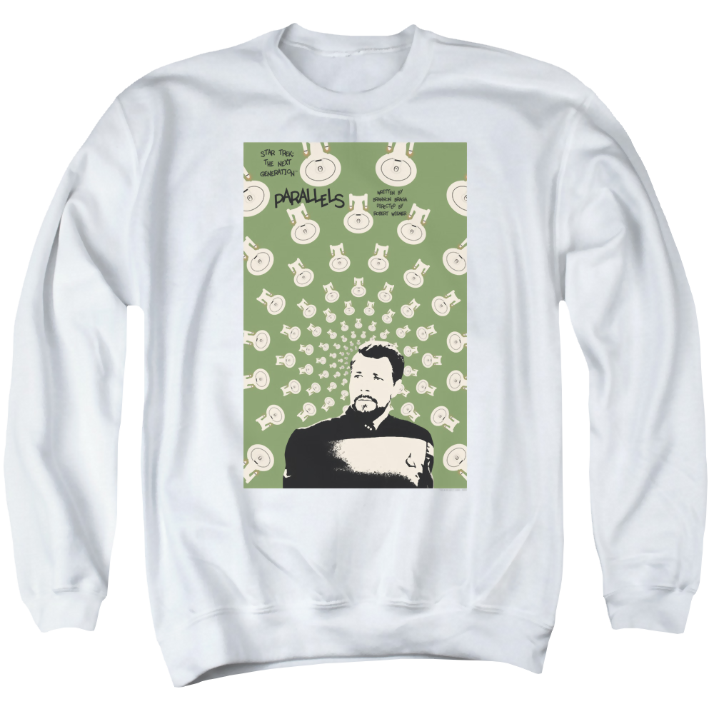 Star Trek The Next Generation Tng S7 Ep11 - Men's Crewneck Sweatshirt Men's Crewneck Sweatshirt Star Trek   