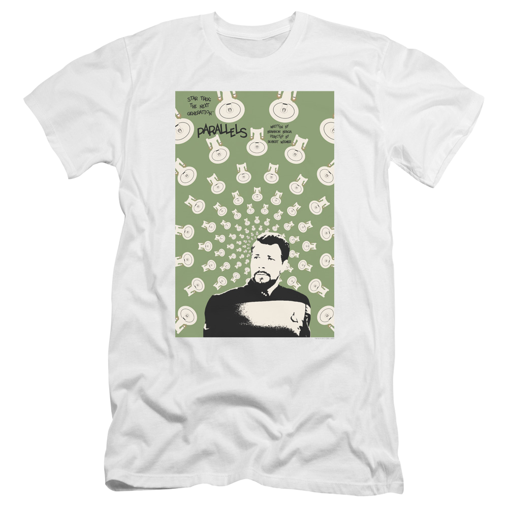 Star Trek The Next Generation Tng Season 7 Episode 11 - Men's Premium Slim Fit T-Shirt Men's Premium Slim Fit T-Shirt Star Trek   