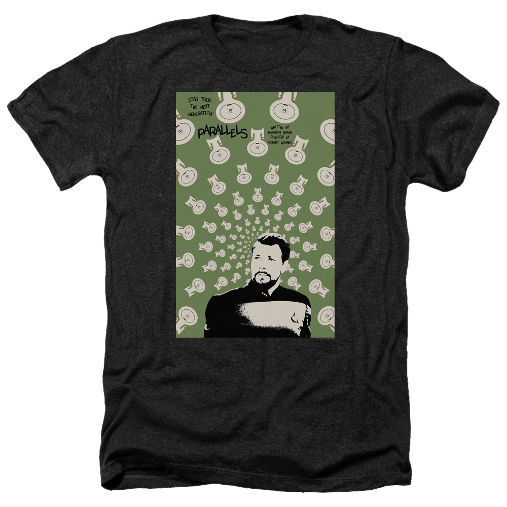 Star Trek The Next Generation Tng Season 7 Episode 11 - Men's Heather T-Shirt Men's Heather T-Shirt Star Trek   