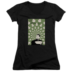 Star Trek The Next Generation Tng Season 7 Episode 11 - Juniors V-Neck T-Shirt Juniors V-Neck T-Shirt Star Trek   