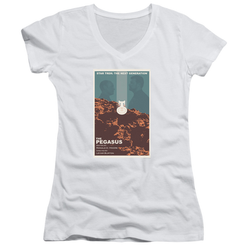 Star Trek The Next Generation Tng Season 7 Episode 12 - Juniors V-Neck T-Shirt Juniors V-Neck T-Shirt Star Trek   
