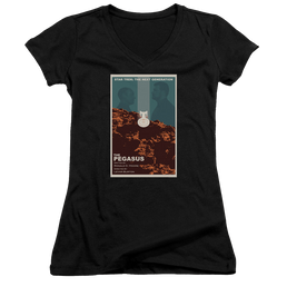 Star Trek The Next Generation Tng Season 7 Episode 12 - Juniors V-Neck T-Shirt Juniors V-Neck T-Shirt Star Trek   