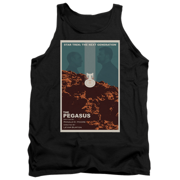 Black men's tank with Star Trek The Next Generation Tng Season 7 Episode 12 graphic