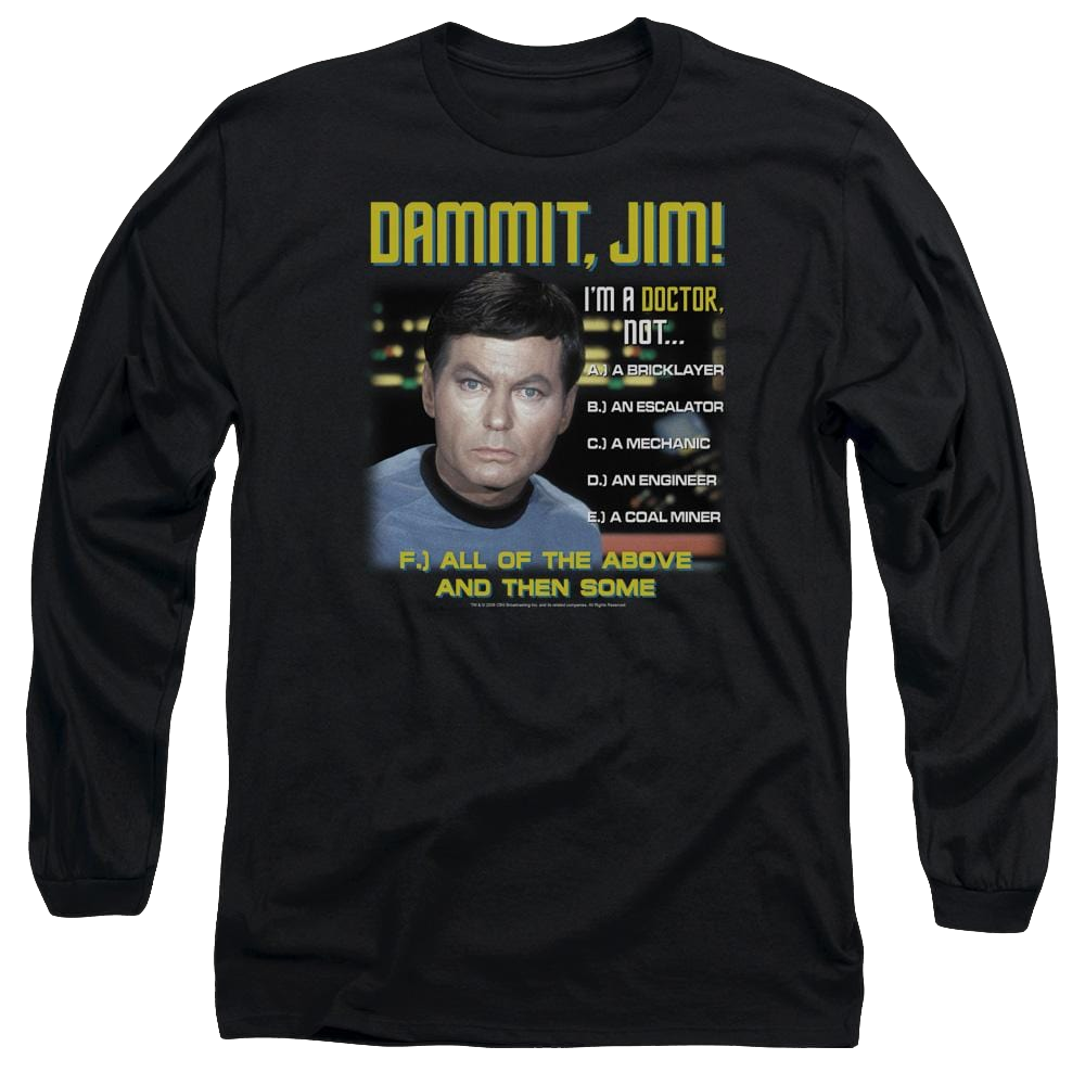 Star Trek All Of The Above Men's Long Sleeve T-Shirt Men's Long Sleeve T-Shirt Star Trek   