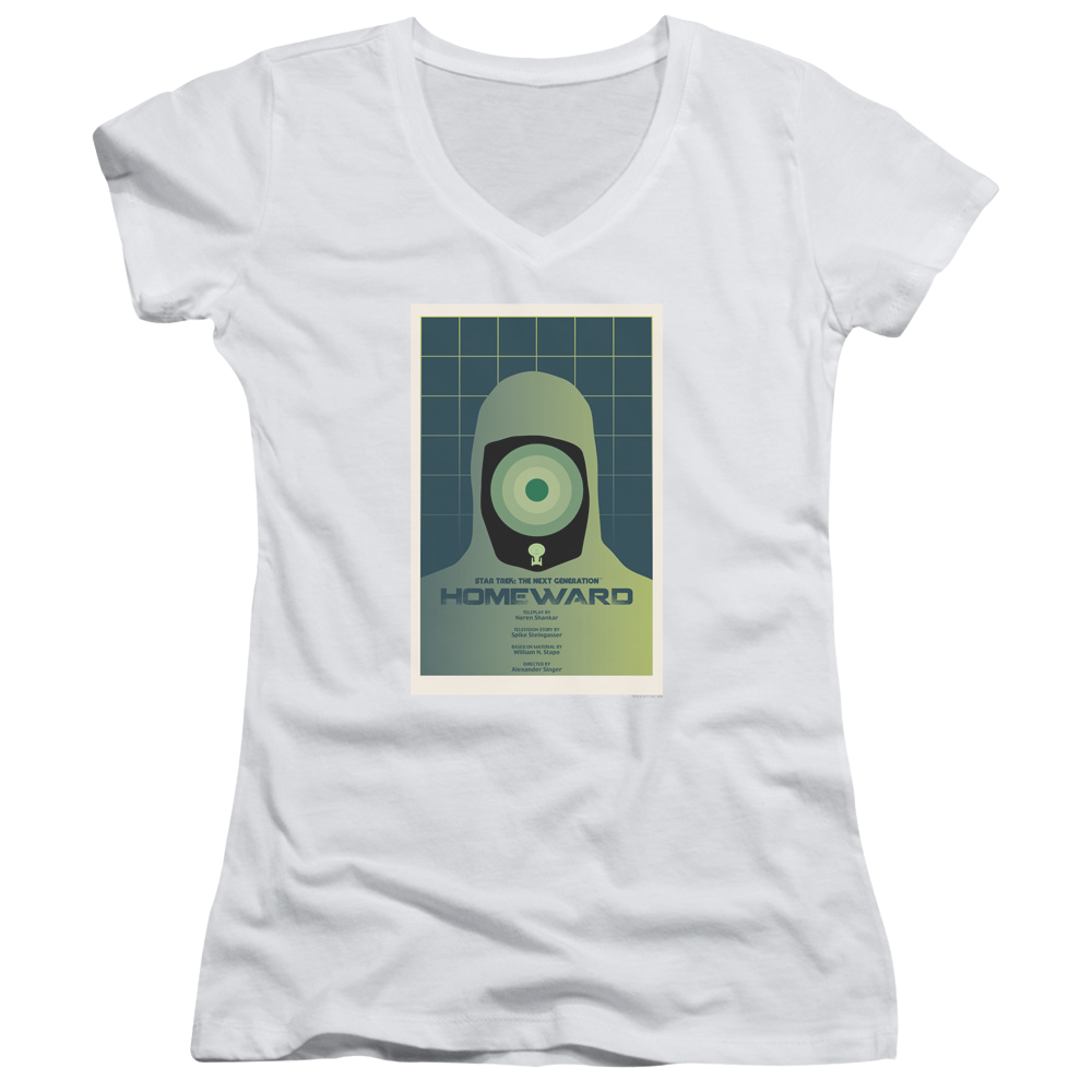 Star Trek The Next Generation Tng Season 7 Episode 13 - Juniors V-Neck T-Shirt Juniors V-Neck T-Shirt Star Trek   
