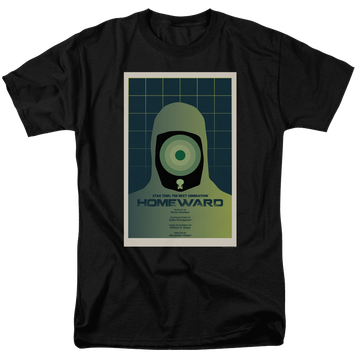 Black men's regular fit t-shirt with Star Trek The Next Generation S7 E13 graphic
