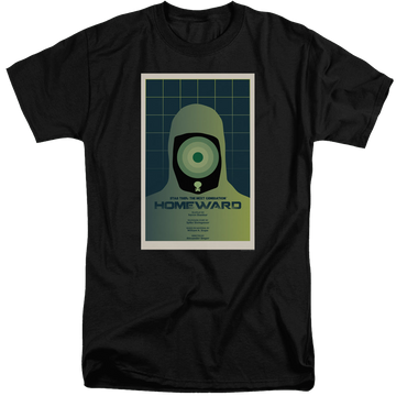 Black men's tall fit t-shirt with Star Trek The Next Generation Tng Season 7 Episode 13 graphic