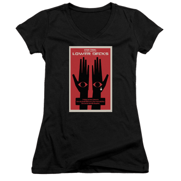 Star Trek The Next Generation Tng Season 7 Episode 15 - Juniors V-Neck T-Shirt Juniors V-Neck T-Shirt Star Trek   