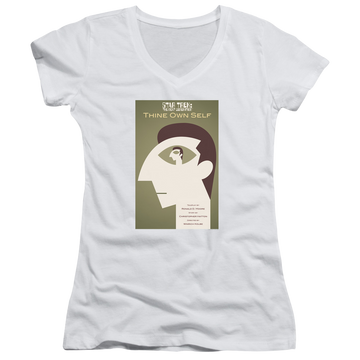 Star Trek The Next Generation Tng Season 7 Episode 16 - Juniors V-Neck T-Shirt Juniors V-Neck T-Shirt Star Trek   