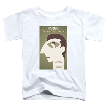 White toddler t-shirt with Star Trek The Next Generation Tng Season 7 Episode 16 graphic