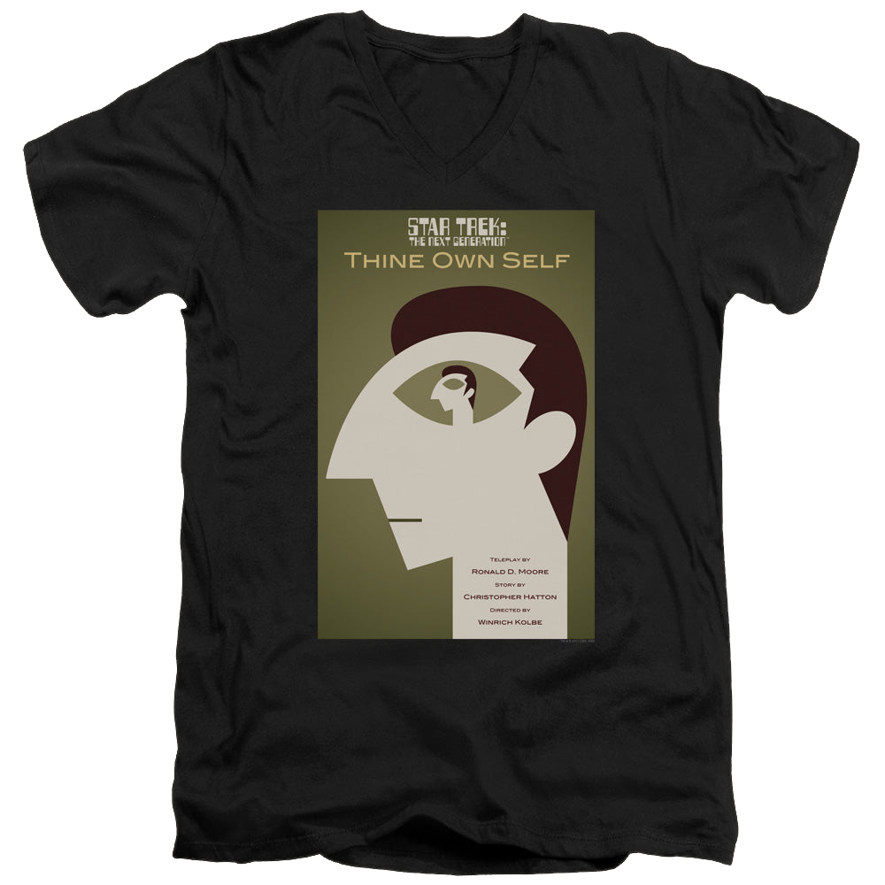 Star Trek The Next Generation Tng Season 7 Episode 16 - Men's V-Neck T-Shirt Men's V-Neck T-Shirt Star Trek   