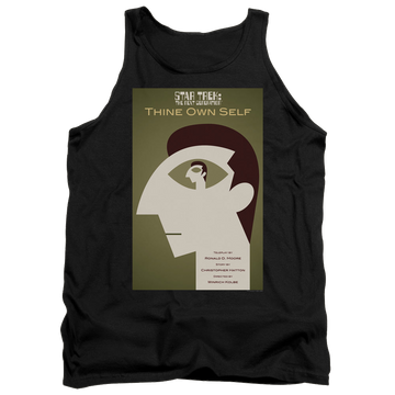 Black men's tank with Star Trek The Next Generation Tng Season 7 Episode 16 graphic
