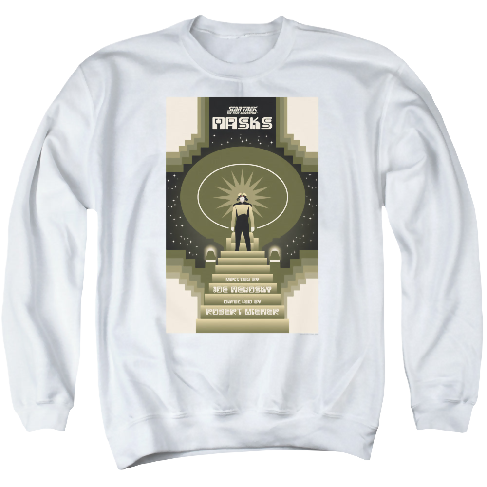 Star Trek The Next Generation Tng S7 Ep17 - Men's Crewneck Sweatshirt Men's Crewneck Sweatshirt Star Trek   