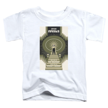 White toddler t-shirt with Star Trek The Next Generation Tng Season 7 Episode 17 graphic