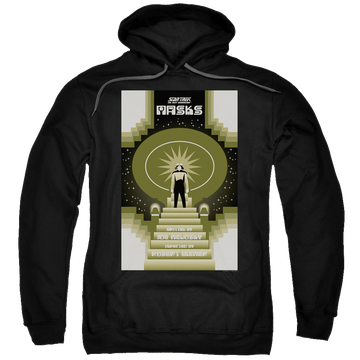 Black pullover hoodie with Star Trek The Next Generation Tng Season 7 Episode 17 graphic