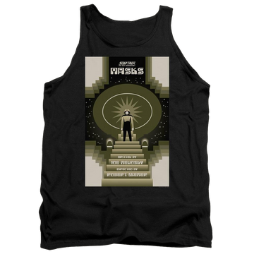Black men's tank with Star Trek The Next Generation Tng Season 7 Episode 17 graphic