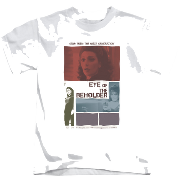 White kid's t-shirt for ages 4 to 7 with Star Trek The Next Generation Tng Season 7 Episode 18 graphic