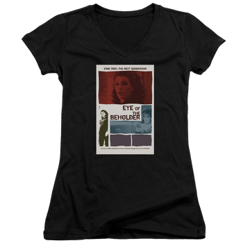Star Trek The Next Generation Tng Season 7 Episode 18 - Juniors V-Neck T-Shirt Juniors V-Neck T-Shirt Star Trek   