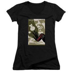 Star Trek The Next Generation Tng Season 7 Episode 19 - Juniors V-Neck T-Shirt Juniors V-Neck T-Shirt Star Trek   