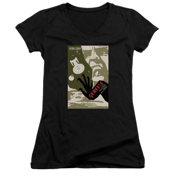 Star Trek The Next Generation Tng Season 7 Episode 19 - Juniors V-Neck T-Shirt Juniors V-Neck T-Shirt Star Trek   