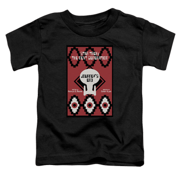 Black toddler t-shirt with Star Trek The Next Generation Tng Season 7 Episode 20 graphic