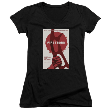 Star Trek The Next Generation Tng Season 7 Episode 21 - Juniors V-Neck T-Shirt Juniors V-Neck T-Shirt Star Trek   