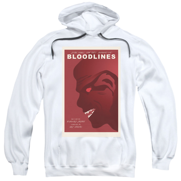 White pullover hoodie with Star Trek The Next Generation Tng Season 7 Episode 22 graphic