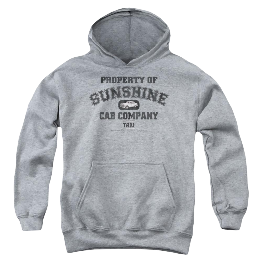 Taxi Property Of Sunshine Cab - Youth Hoodie Youth Hoodie (Ages 8-12) Taxi   