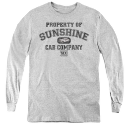 Taxi Property Of Sunshine Cab - Youth Long Sleeve T-Shirt Youth Long Sleeve T-Shirt Taxi   