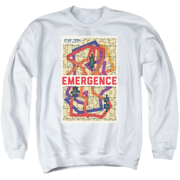 Star Trek The Next Generation Tng S7 Ep23 - Men's Crewneck Sweatshirt Men's Crewneck Sweatshirt Star Trek   