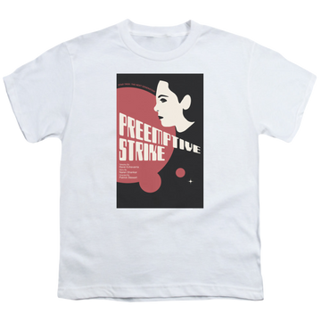 White youth t-shirt for ages 8 to 12 with Star Trek The Next Generation Tng Season 7 Episode 24 graphic