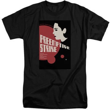 Black men's tall fit t-shirt with Star Trek The Next Generation Tng Season 7 Episode 24 graphic