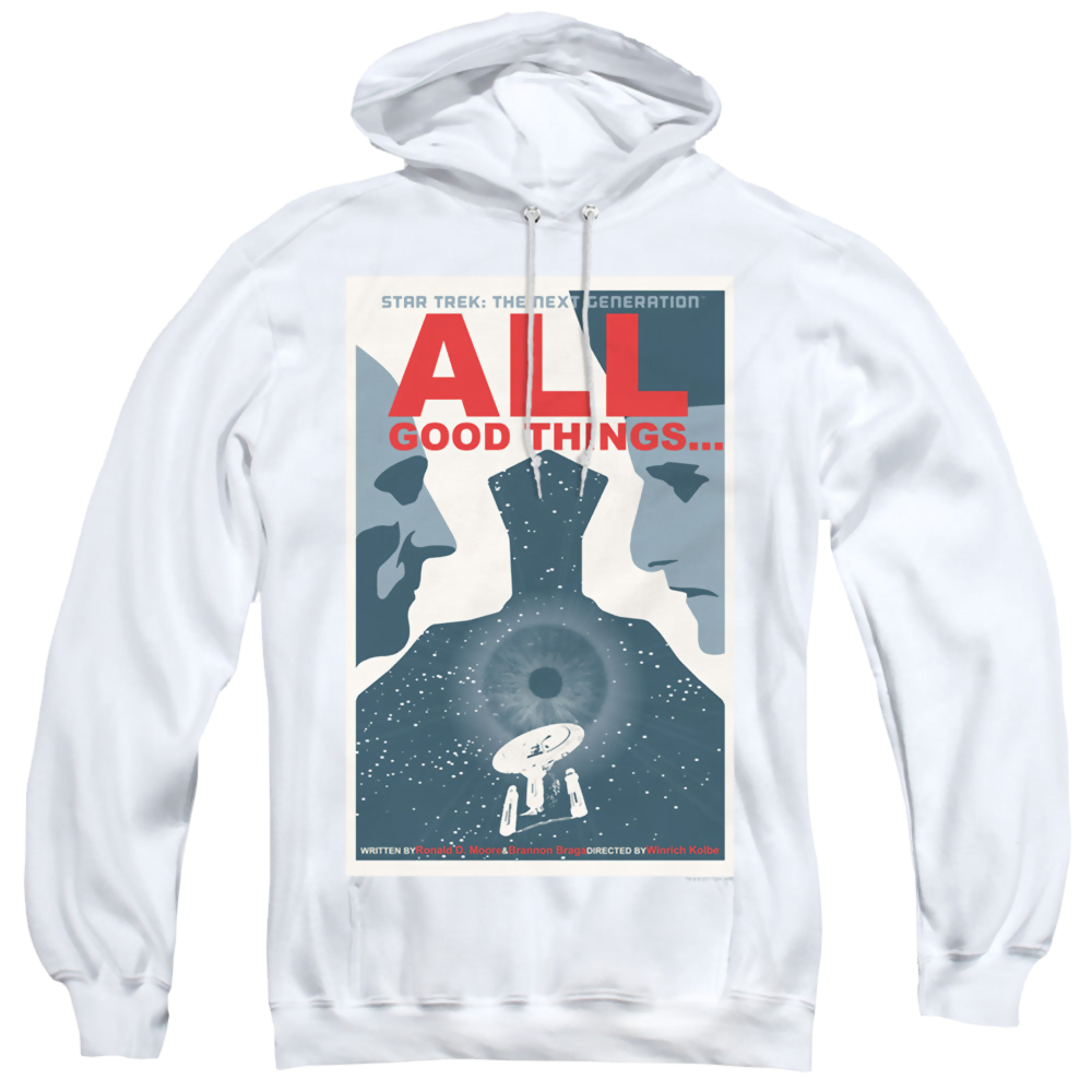Star Trek The Next Generation Tng Season 7 Episode 25 - Pullover Hoodie Pullover Hoodie Star Trek   