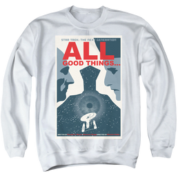 Star Trek The Next Generation Tng S7 Ep25 - Men's Crewneck Sweatshirt Men's Crewneck Sweatshirt Star Trek   