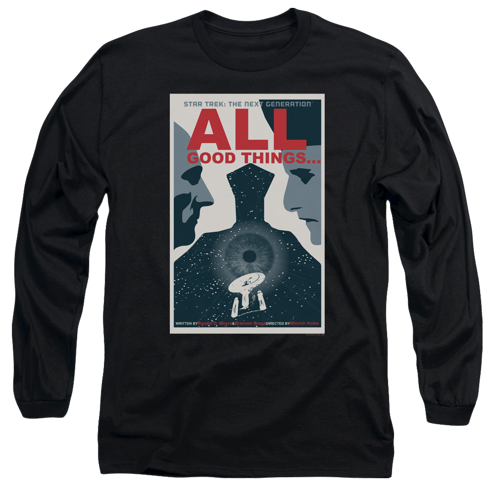 Star Trek The Next Generation Tng S7 Ep25 - Men's Long Sleeve T-Shirt Men's Long Sleeve T-Shirt Star Trek   