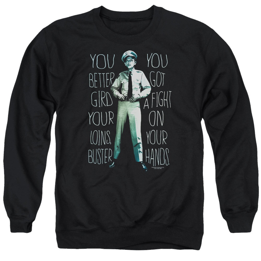 Andy Griffith Show Fight - Men's Crewneck Sweatshirt Men's Crewneck Sweatshirt Andy Griffith Show   