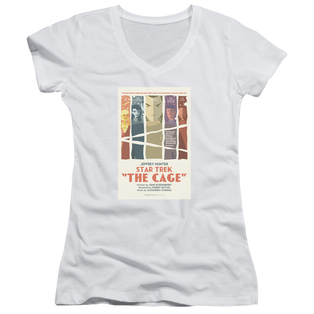 Star Trek Tos Episode 80 Juniors V-Neck T-Shirt Juniors V-Neck T-Shirt Star Trek   